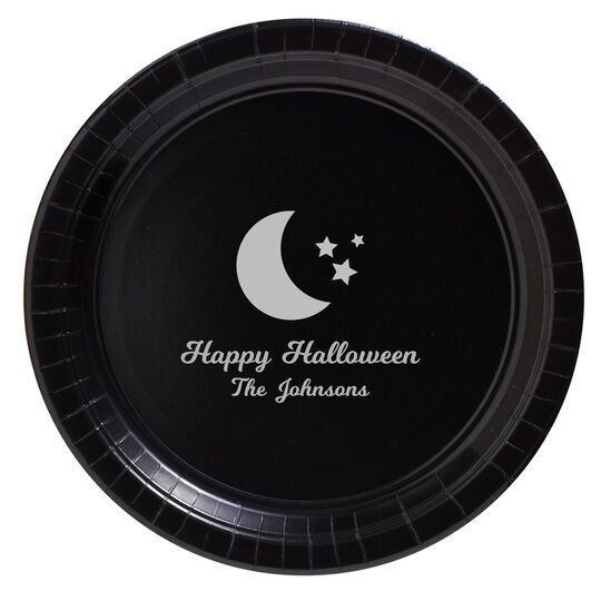 Moon and Stars Paper Plates